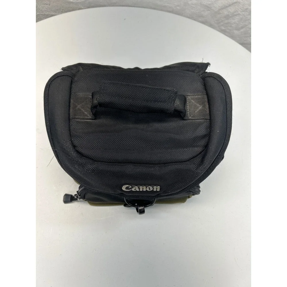 Canon Camera Bag Black Olive Green Padded Waist Belt Case‎ Small Photography